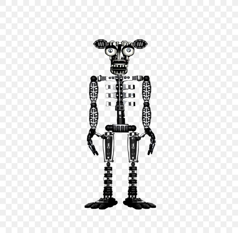 Five Nights At Freddy's 2 Five Nights At Freddy's 4 Endoskeleton Fredbear’s Family Diner, PNG, 621x800px, Endoskeleton, Black And White, Cutscene, Deviantart, Diner Download Free