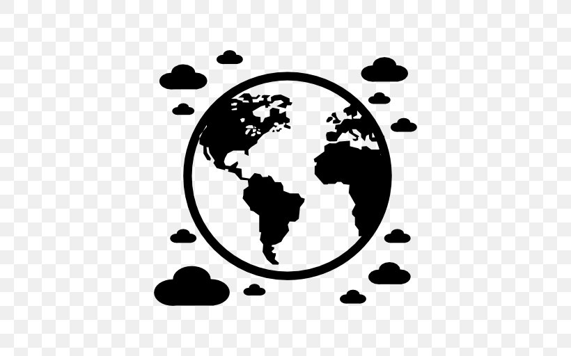 Globe World Earth, PNG, 512x512px, Globe, Black, Black And White, Brand, Earth Download Free