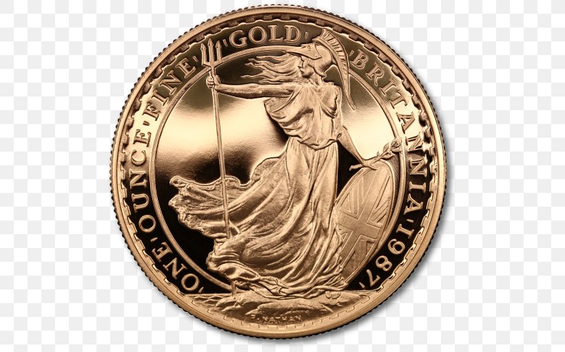 Gold Coin Gold Coin Royal Mint Britannia, PNG, 511x511px, Coin, Britannia, Copper, Currency, Gold Download Free