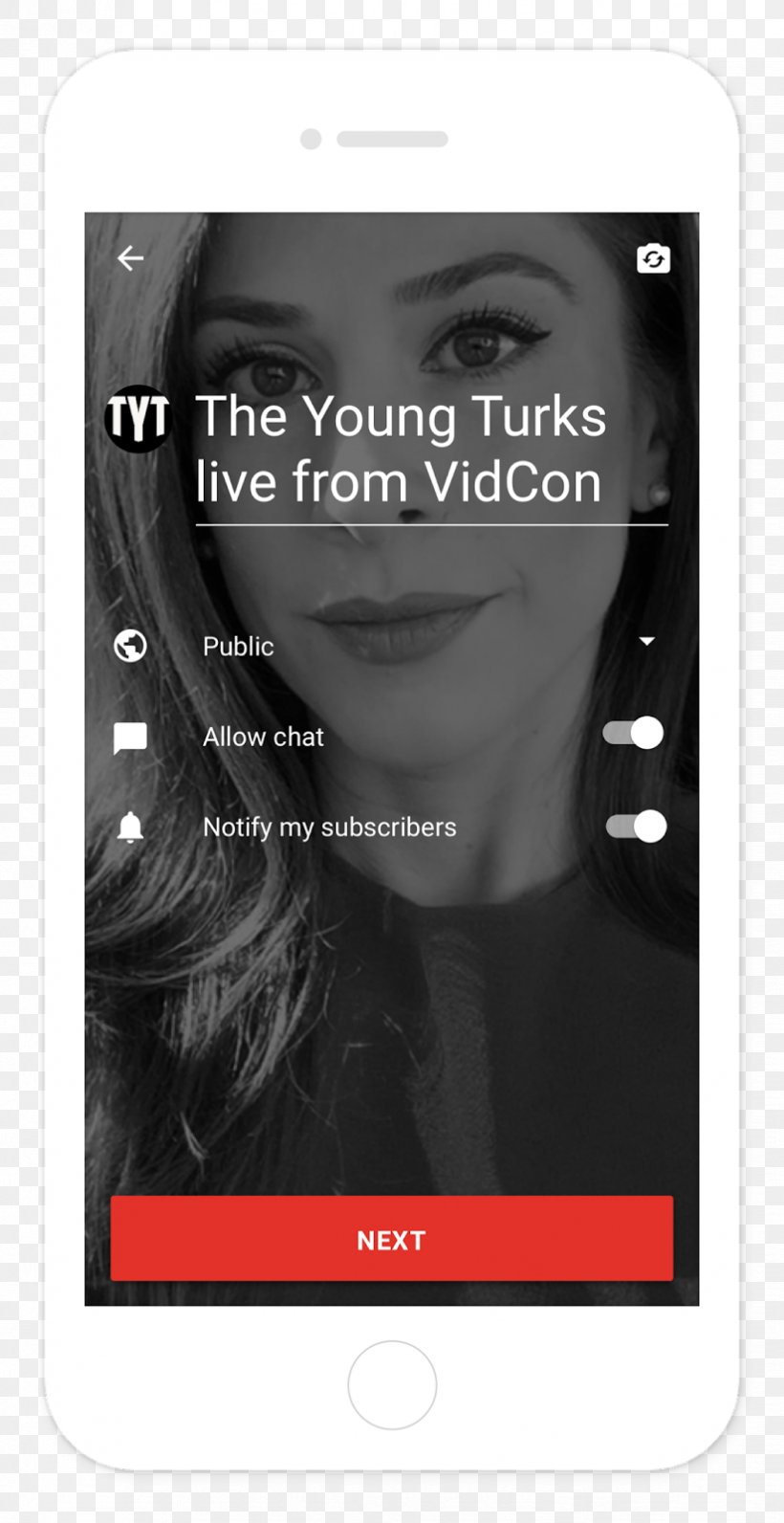 Mobile Phones YouTube Live Livestream Streaming Media, PNG, 824x1600px, Mobile Phones, Black And White, Broadcasting, Close Up, Electronic Device Download Free
