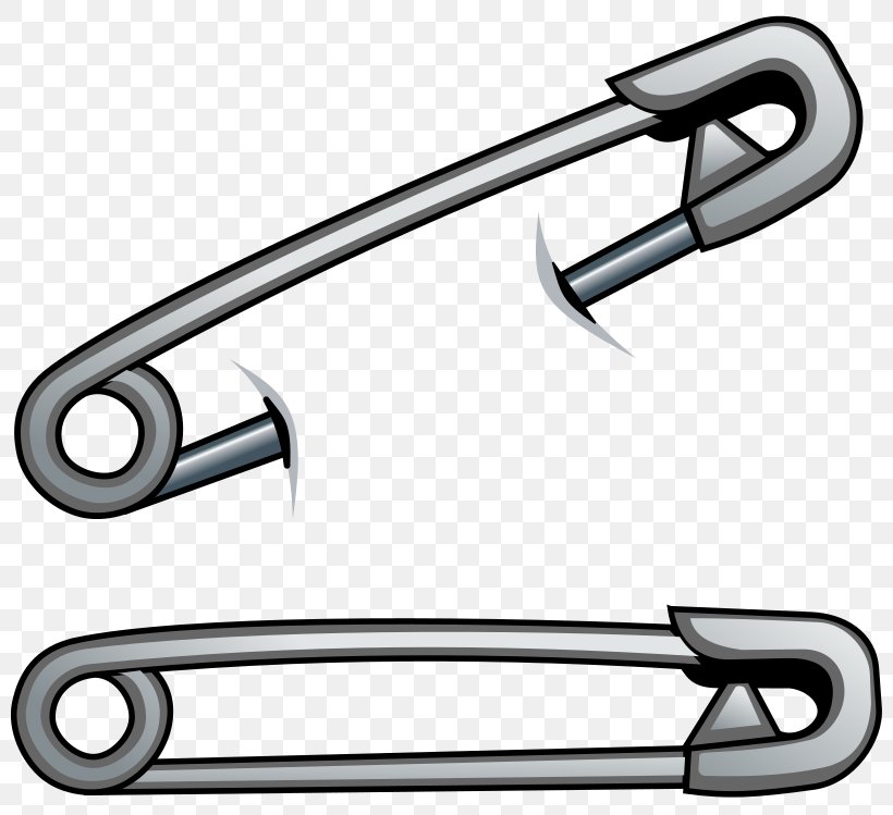 Safety Pin Diaper Clip Art, PNG, 800x749px, Safety Pin, Auto Part, Automotive Exterior, Bathroom Accessory, Body Jewelry Download Free