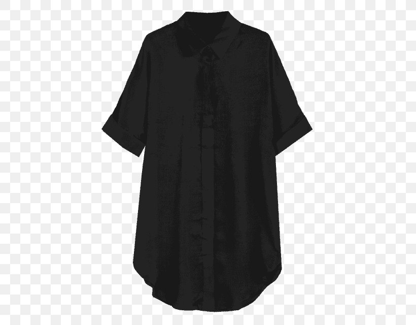 T-shirt Uniqlo Dress Sleeve, PNG, 480x640px, Tshirt, Black, Blouse, Button, Clothing Download Free