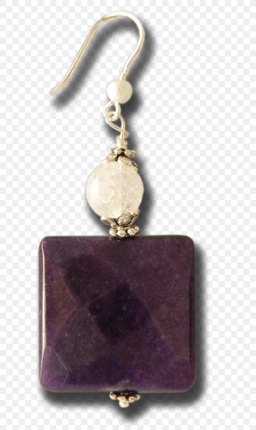 Earring Amethyst Jade Necklace Purple, PNG, 591x1376px, Watercolor, Cartoon, Flower, Frame, Heart Download Free