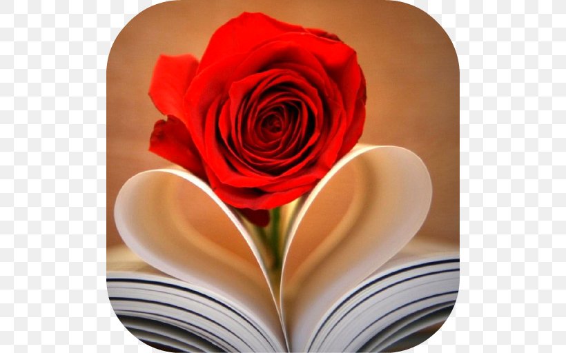 Heart Book Heart Book Rose Romance Novel, PNG, 512x512px, Book, Book Folding, Book Review, Bookcase, Bookmark Download Free
