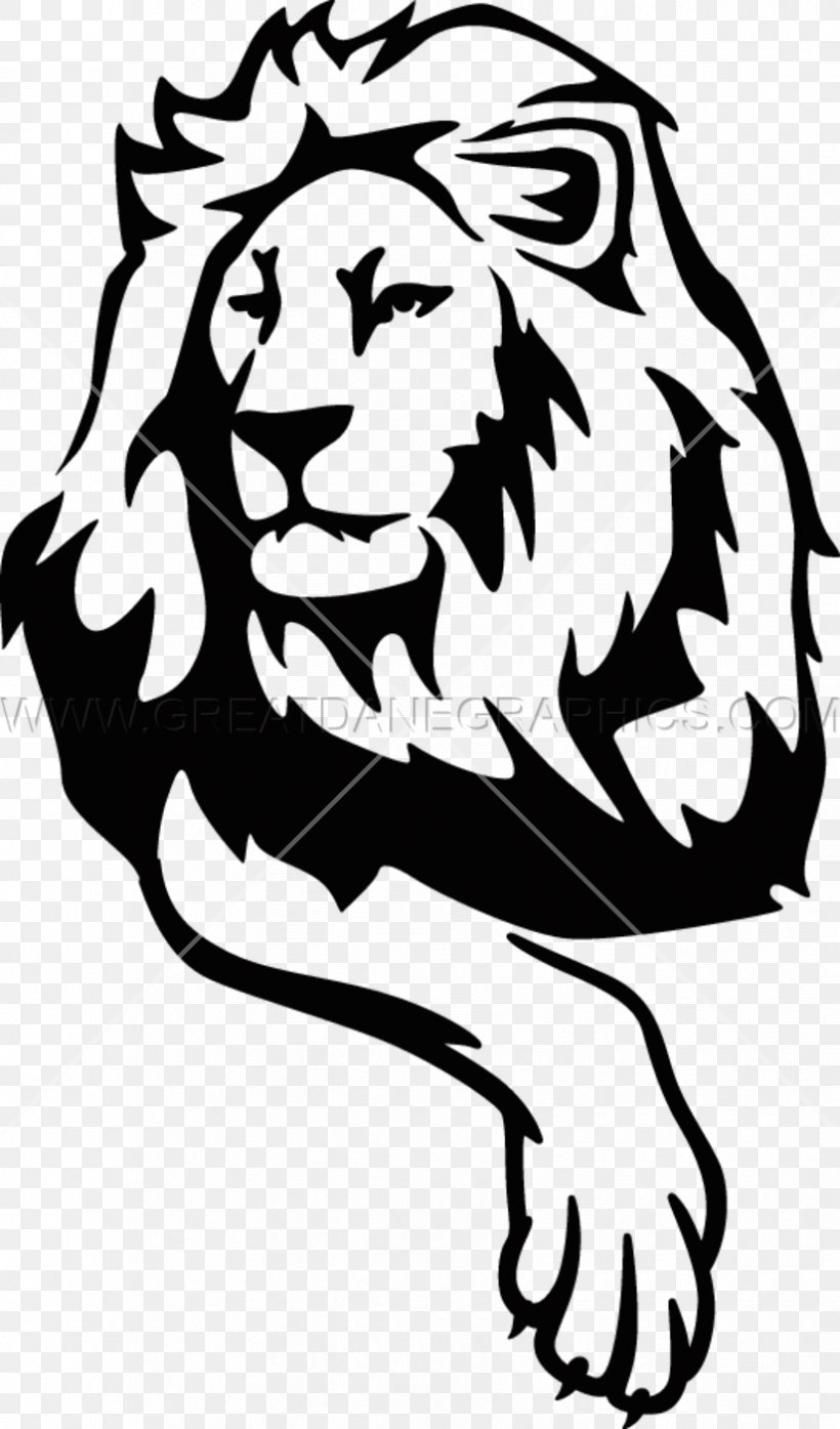 Lion Black And White Clip Art, PNG, 825x1404px, Lion, Art, Artwork, Big Cats, Black Download Free