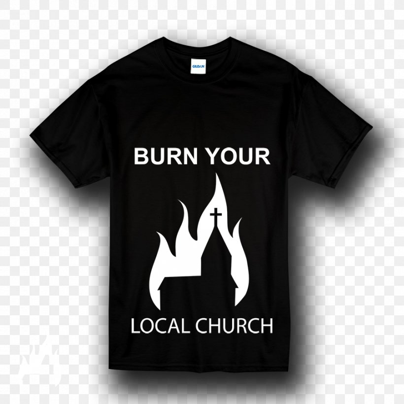 Long-sleeved T-shirt Hoodie Christian Church, PNG, 900x900px, Tshirt, Black, Black And White, Brand, Burzum Download Free
