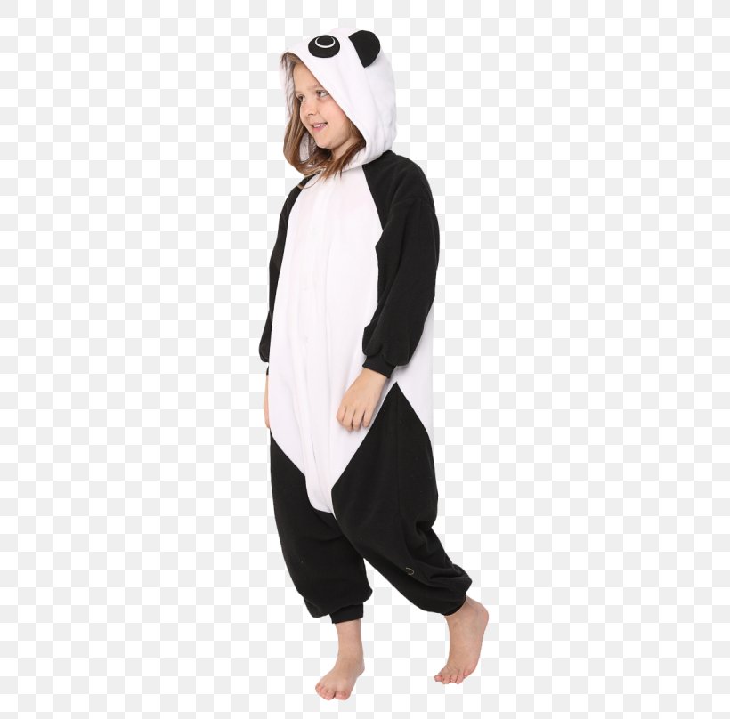 Pajamas Giant Panda Onesie Child Clothing, PNG, 650x808px, Pajamas, Adult, Bear, Black, Child Download Free