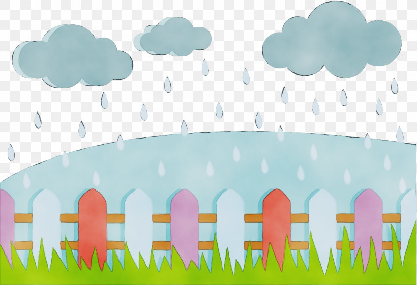 Rain Weather Forecasting Weather Cloud Icon, PNG, 1401x960px, Watercolor, Cartoon, Cloud, Paint, Rain Download Free
