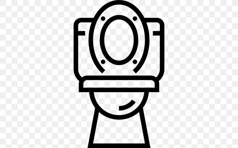 Toilet Clip Art, PNG, 512x512px, Toilet, Area, Bathroom, Bathtub, Black And White Download Free