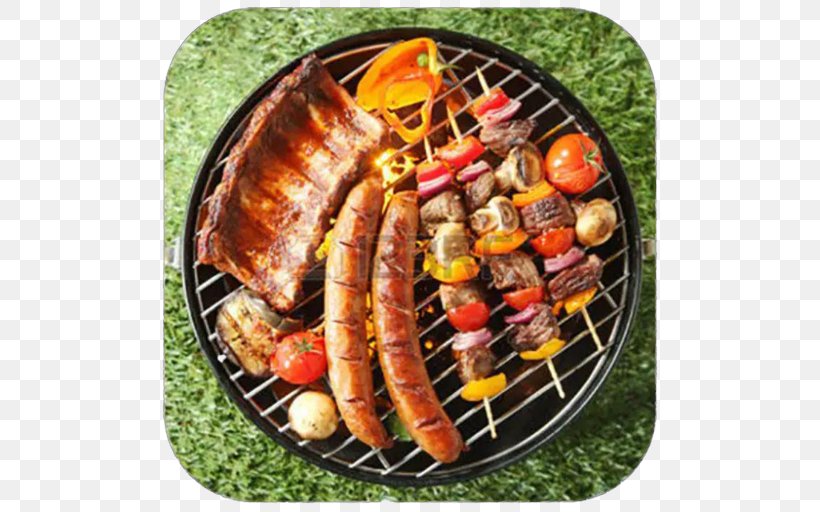 Barbecue Kebab Hot Pot Philippine Adobo Grilling, PNG, 512x512px, Barbecue, Animal Source Foods, Barbecue Grill, Bratwurst, Chicken As Food Download Free
