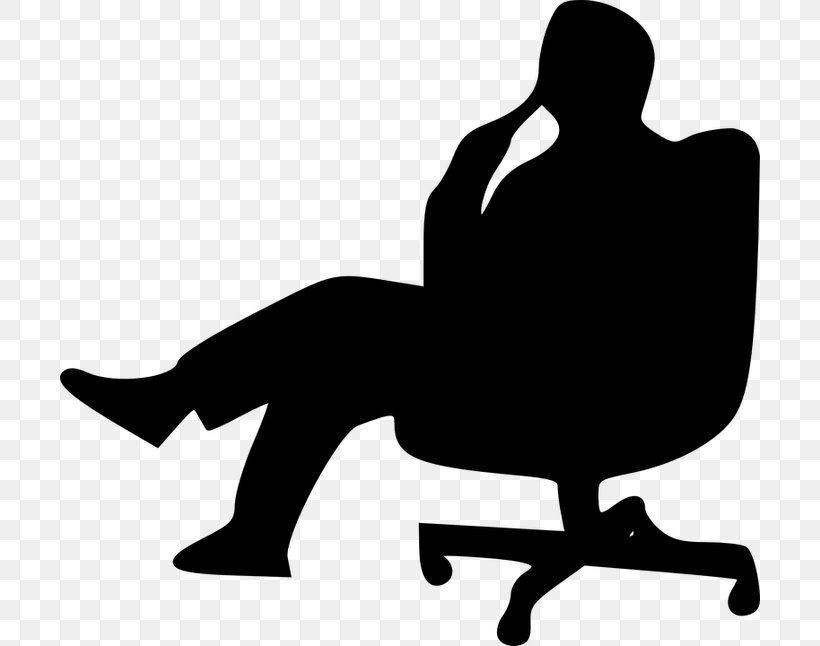Black And White Clip Art, PNG, 700x646px, Black And White, Black, Chair, Drawing, Human Behavior Download Free