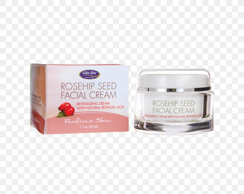 Cream Rose Hip Seed Oil Facial Life-flo Pure Rosehip Seed Oil, PNG, 650x650px, Cream, Facial, Milliliter, Ounce, Rose Download Free