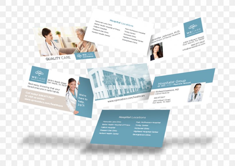 Health Care Xpressdocs Business Cards Home Care Service, PNG, 967x685px, Health Care, Advertising, Brand, Brochure, Business Cards Download Free