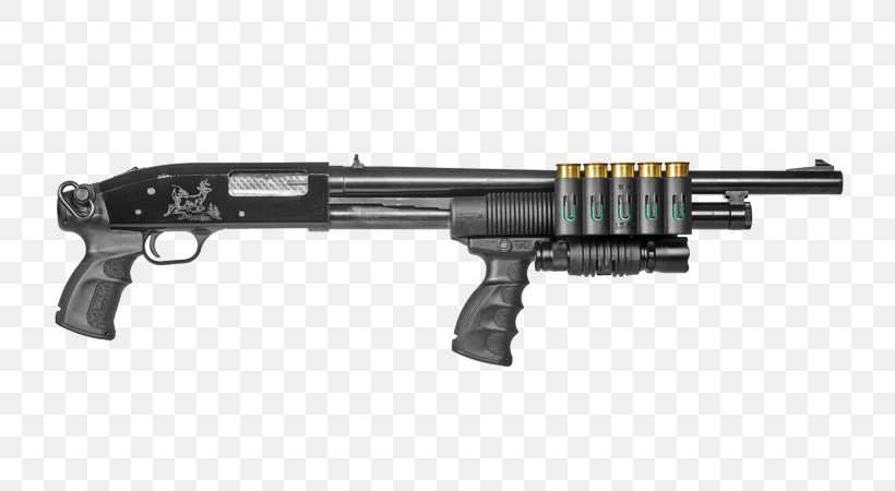 Trigger Firearm Mossberg 500 Pistol Grip Weapon, PNG, 765x450px, Watercolor, Cartoon, Flower, Frame, Heart Download Free