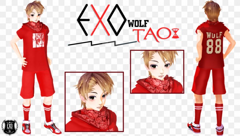 Wolf EXO Model DeviantArt K-pop, PNG, 1024x583px, Wolf, Baekhyun, Boy, Child, Clothing Download Free