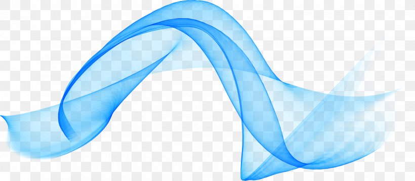 Blue Wave Computer File, PNG, 2858x1250px, Blue, Aqua, Azure, Geometry, Transparency And Translucency Download Free