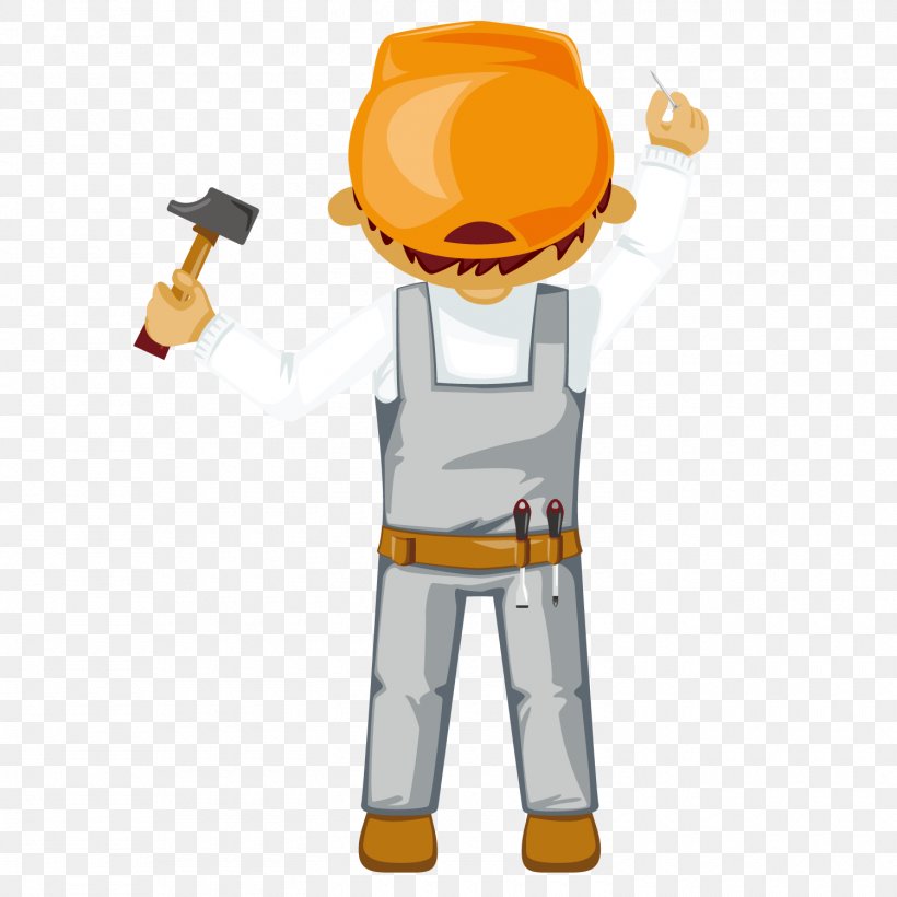 Cartoon Laborer Clip Art, PNG, 1500x1500px, Cartoon, Drawing, Fictional Character, Headgear, Information Download Free