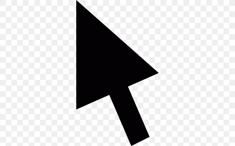 Computer Mouse Pointer Cursor Arrow, PNG, 512x512px, Computer Mouse, Black, Black And White, Brand, Computer Download Free