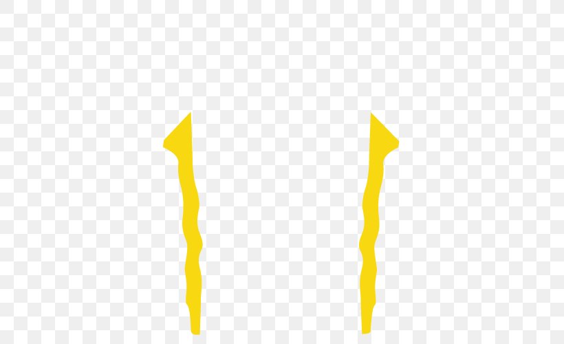 Line Angle Font, PNG, 500x500px, Yellow Download Free