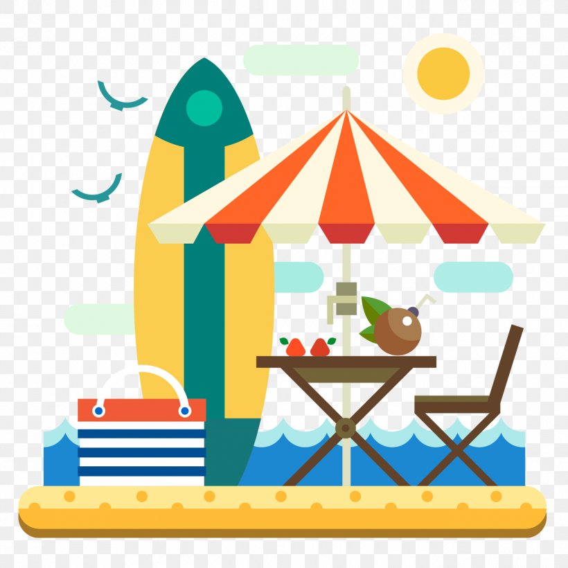 Flat Design Vector Graphics Beach, PNG, 1300x1300px, Flat Design, Apartment, Architecture, Area, Art Download Free