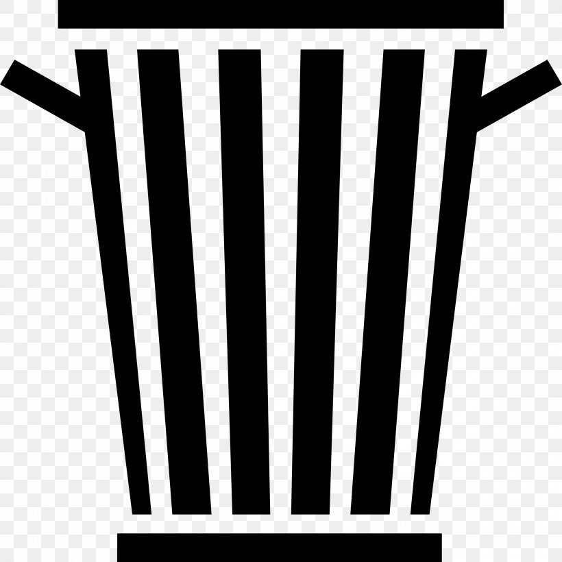 Rubbish Bins & Waste Paper Baskets Tin Can Clip Art, PNG, 2400x2400px, Rubbish Bins Waste Paper Baskets, Black, Black And White, Bottle, Container Download Free