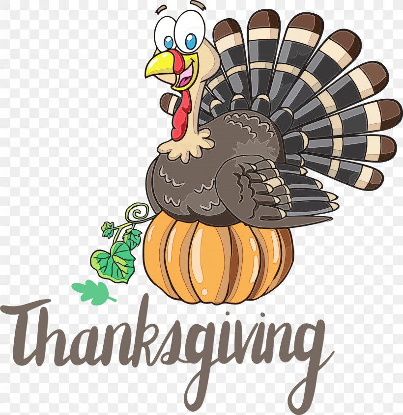 Thanksgiving, PNG, 2909x3000px, Thanksgiving, Beak, Biology, Cartoon, Insect Download Free