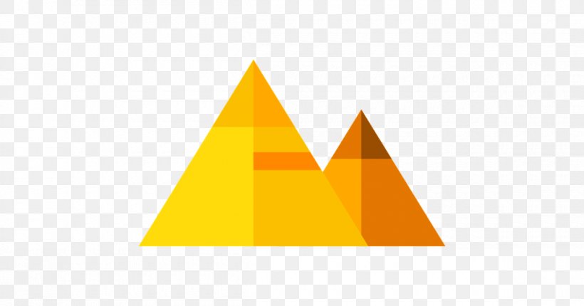 Triangle Desktop Wallpaper, PNG, 1200x630px, Triangle, Computer, Orange, Pyramid, Yellow Download Free