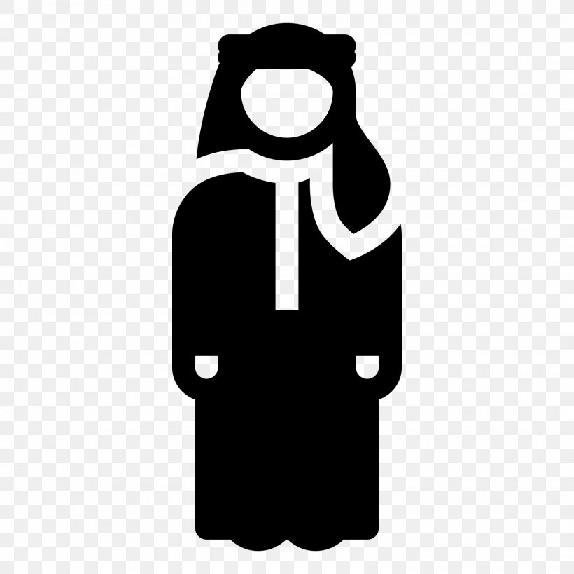 Muslim Iconscout, PNG, 1600x1600px, Muslim, Black, Black And White, Black M, Character Download Free
