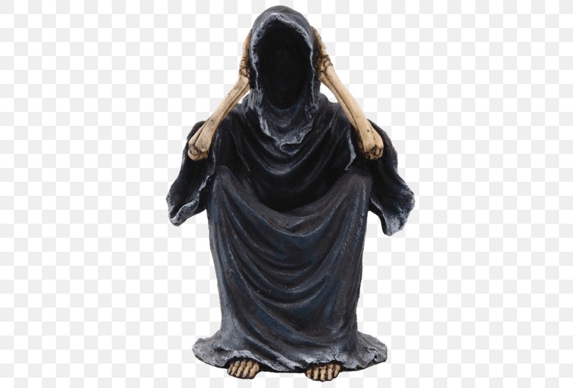 Death Figurine Statue No Evil Skull, PNG, 555x555px, Death, Charon, Evil, Fear, Figurine Download Free