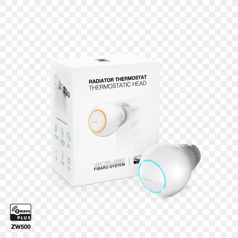 Fibaro The Heat Controller Starter Pack ZW5 EU Z-Wave White Thermostat Fibaro FGBRS-001 Indoor Temperature Sensor Freestanding Wireless Fibaro Radiatorová Hlavice FIB-FGT-001-ZW5, PNG, 1700x1700px, Thermostat, Electronic Device, Electronics, Fibar Group, Heater Download Free