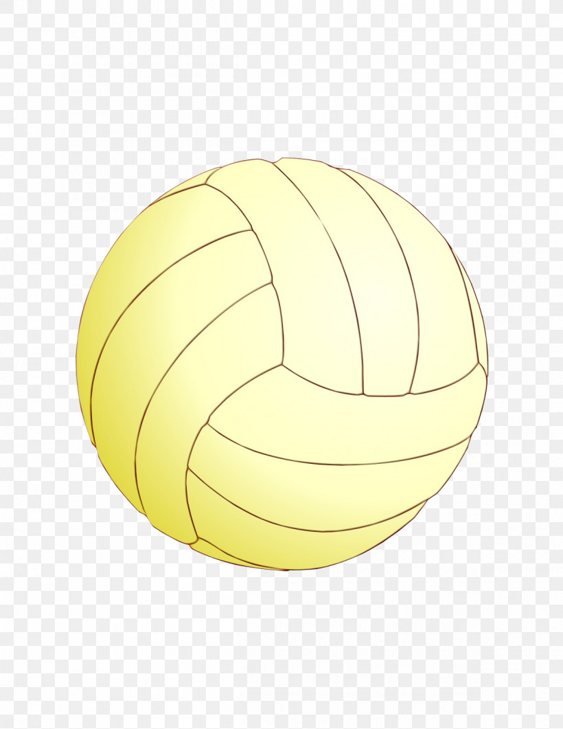 Volleyball Ball Yellow Net Sports Volleyball, PNG, 1200x1553px, Watercolor, Ball, Ball Game, Net Sports, Paint Download Free