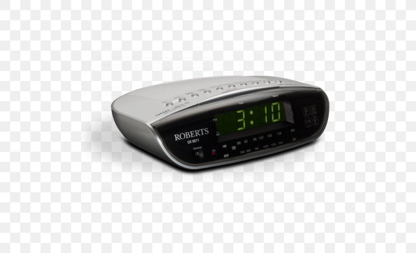 Alarm Clocks Roberts Radio Clockradio, PNG, 500x500px, Alarm Clocks, Analog Signal, Clock, Clockradio, Consumer Electronics Download Free