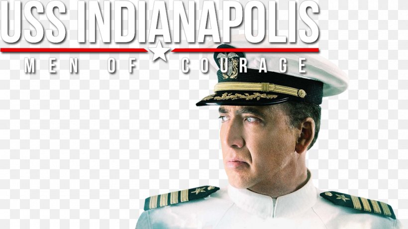 Nicolas Cage USS Indianapolis: Men Of Courage Captain McVay Film, PNG, 1000x562px, 2016, Nicolas Cage, Brand, Film, Headgear Download Free