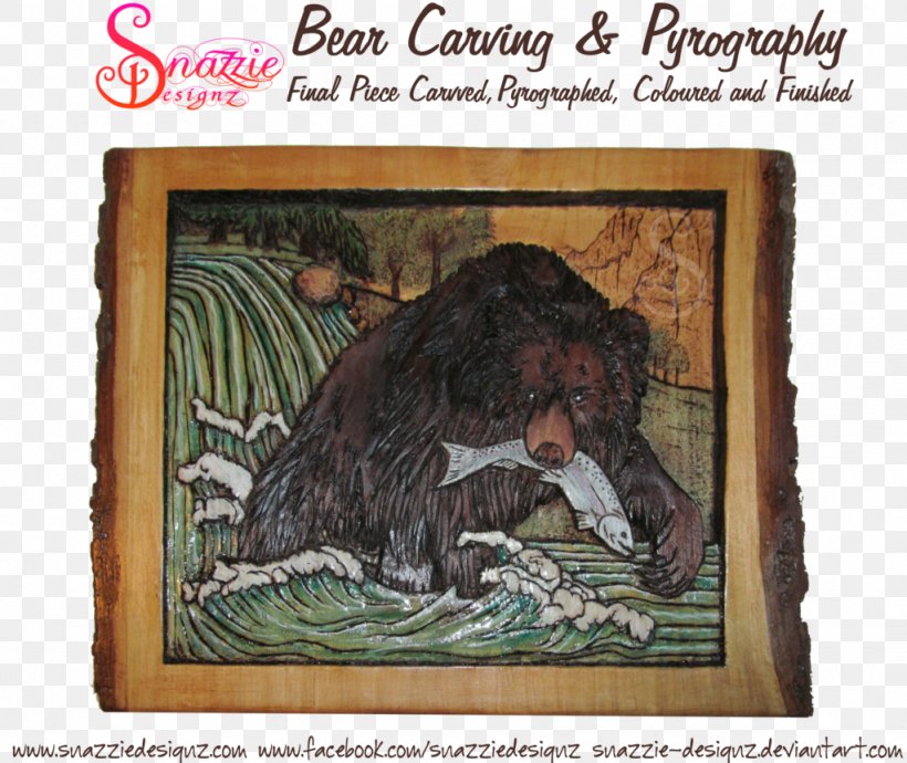 Pyrography Craft Wood Carving Picture Frames Bear, PNG, 1024x862px, Pyrography, Bear, Carnivora, Carnivoran, Coffee Tables Download Free