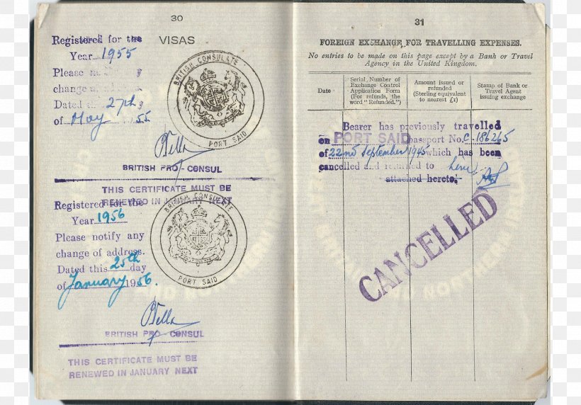 United States Passport Suez Crisis Travel Document British Passport, PNG, 1517x1060px, Passport, British Passport, Document, Identity Document, Military Occupation Download Free