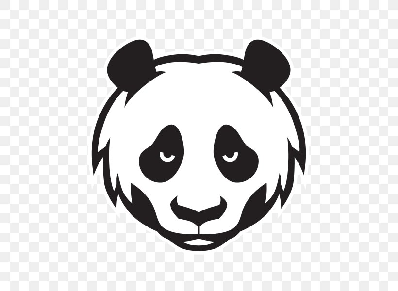 Gas Mask Bear T-shirt Giant Panda, PNG, 600x600px, Gas Mask, Bear, Black, Black And White, Carnivoran Download Free