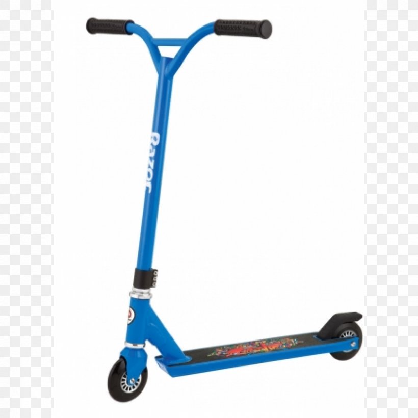 Kick Scooter Razor USA LLC Electric Vehicle Stuntscooter, PNG, 1200x1200px, Kick Scooter, Bicycle Handlebars, Blue, Electric Blue, Electric Motorcycles And Scooters Download Free