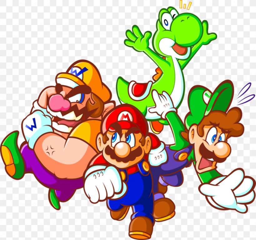 Super Mario 64 DS Luigi Super Mario World 2: Yoshi's Island, PNG, 900x844px, Super Mario 64, Area, Art, Artwork, Cartoon Download Free