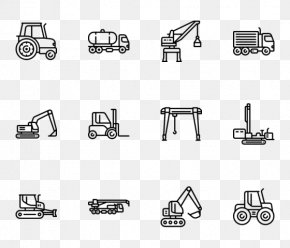 Construction Machinery - Car Logo Font PNG