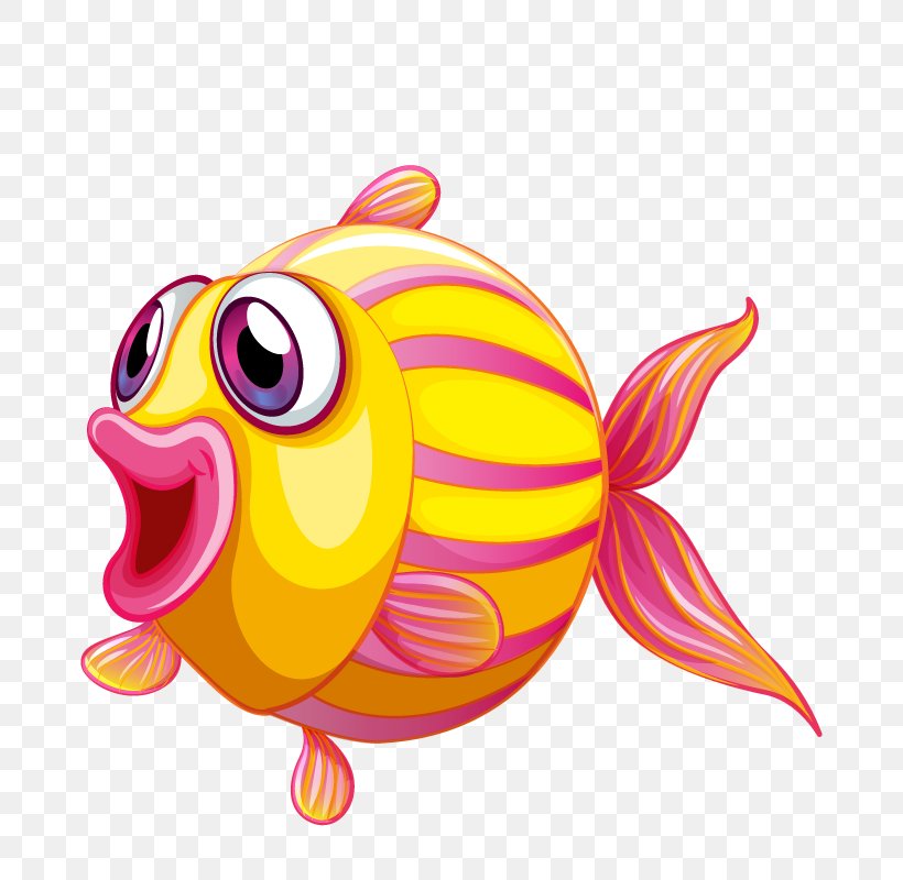 Fish Vector Graphics Royalty-free Clip Art Cartoon, PNG, 800x800px, Fish,  Black Telescope, Cartoon, Deep Sea