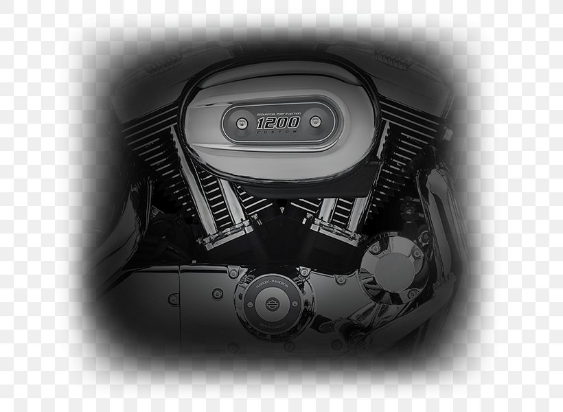 Harley-Davidson Sportster Custom Motorcycle Harley-Davidson Evolution Engine, PNG, 680x600px, Harleydavidson, Aircooled Engine, Automotive Design, Black And White, Brand Download Free