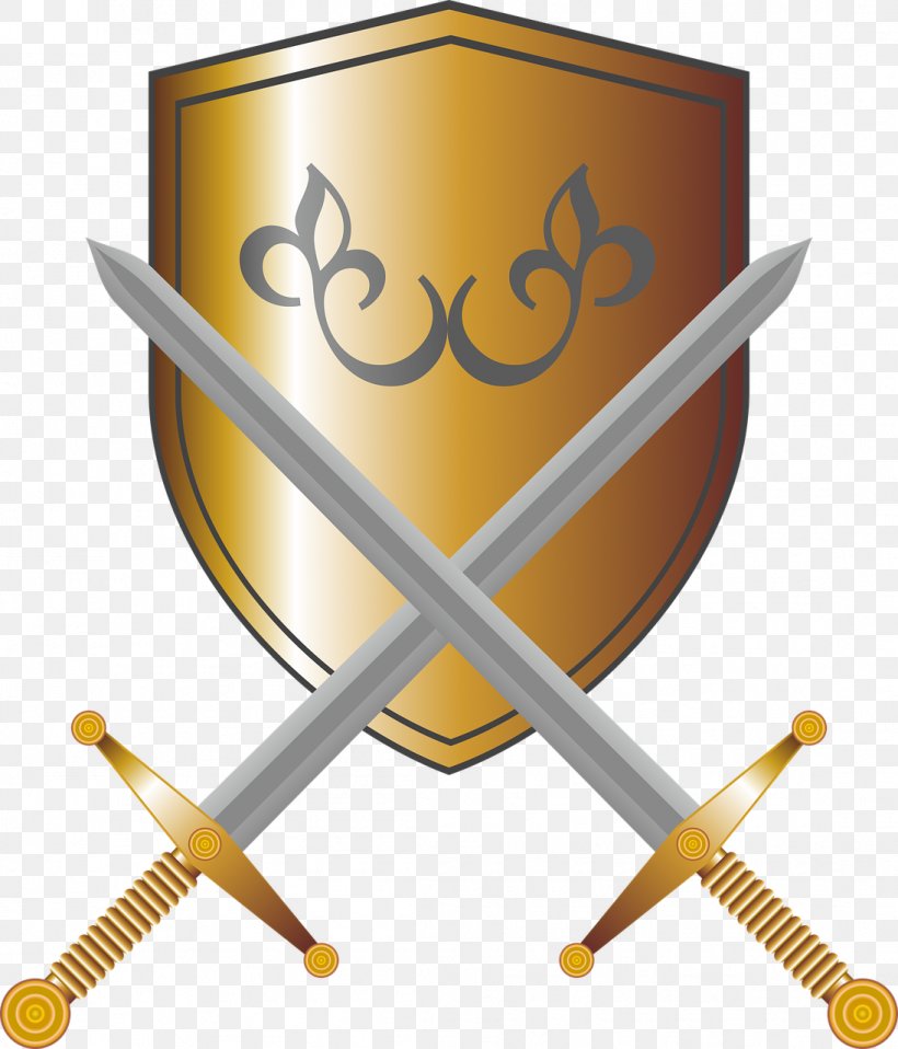 Knightly Sword Shield Weapon, PNG, 1095x1280px, Sword, Coat Of Arms, Cold Weapon, Combat, Japanese Sword Download Free