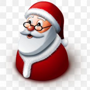 Santa - Santa Claus Christmas Day Apple Icon Image Format PNG