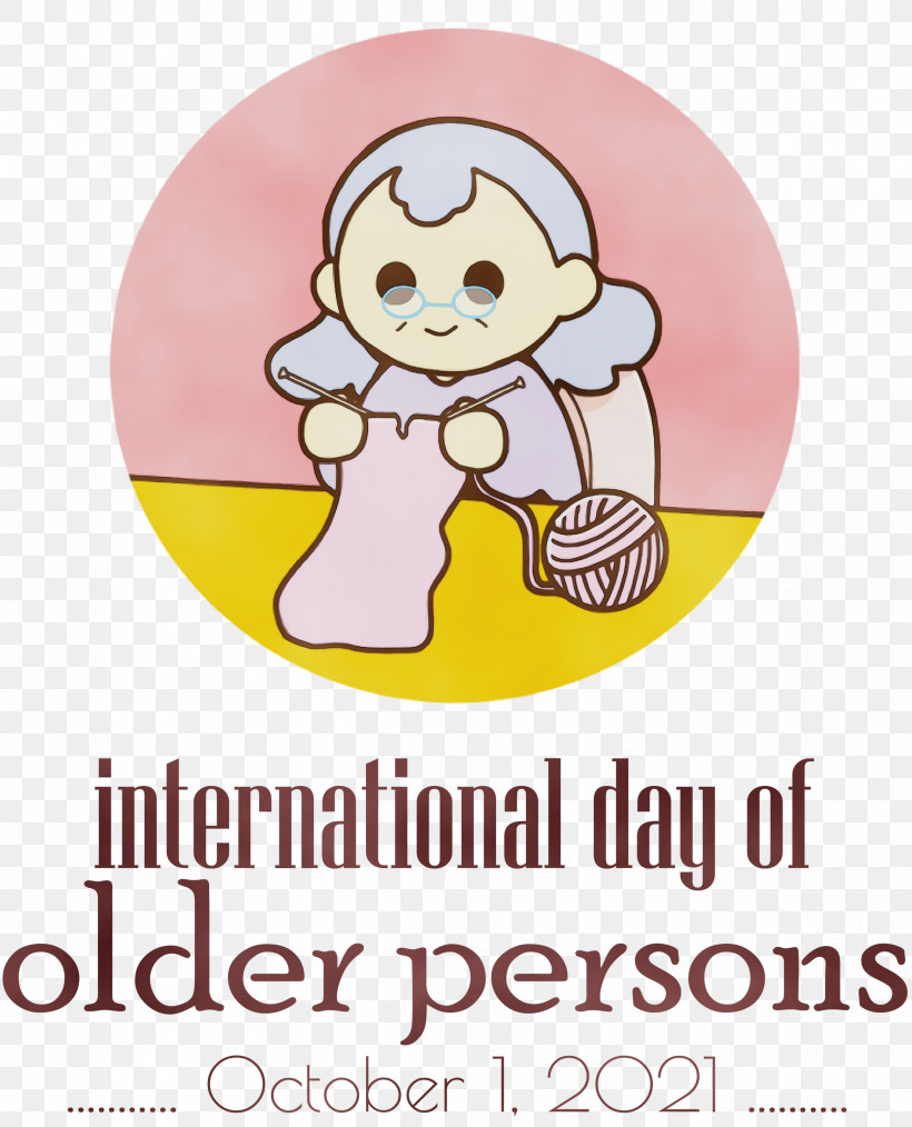 Human Happiness Behavior Text Cartoon, PNG, 2425x3000px, International Day For Older Persons, Ageing, Behavior, Cartoon, Character Download Free