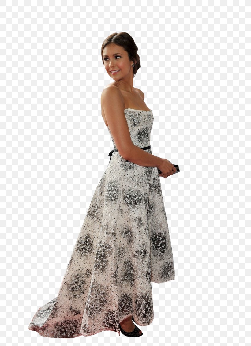 Nina Dobrev The Vampire Diaries Dress, PNG, 707x1130px, Watercolor, Cartoon, Flower, Frame, Heart Download Free