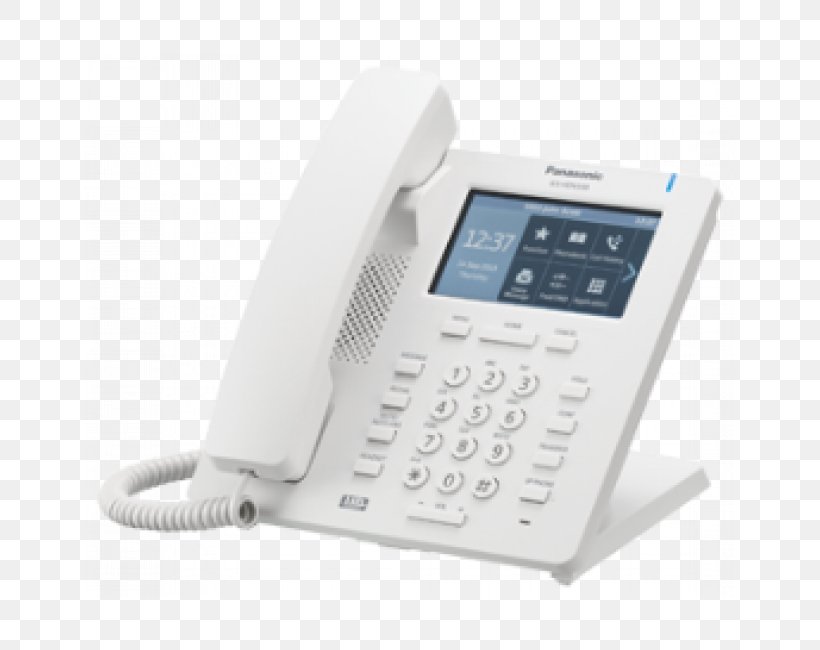 Panasonic KX-HDV330 VoIP Phone Telephone Session Initiation Protocol, PNG, 650x650px, Panasonic, Answering Machine, Business, Business Telephone System, Caller Id Download Free