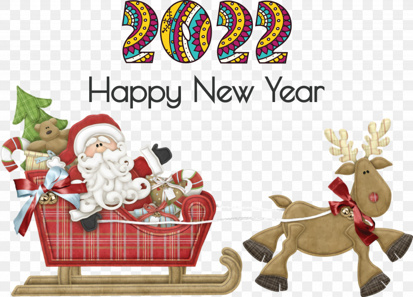 2022 Happy New Year 2022 New Year 2022, PNG, 3000x2163px, Happy New Year, Christmas Day, Christmas Decoration, Christmas Gift, Christmas Market Download Free