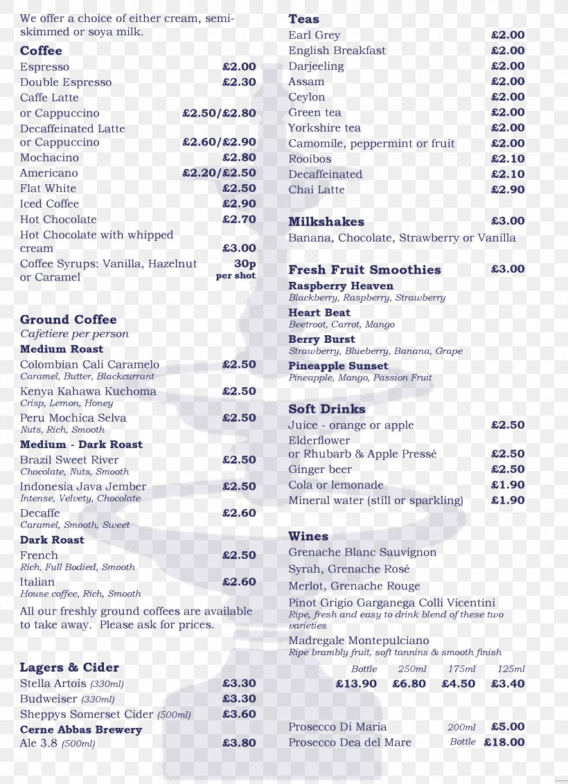 Cafe Take-out Coffee Drink Menu, PNG, 2541x3508px, Cafe, Area, Brochure, Brunch, Coffee Download Free