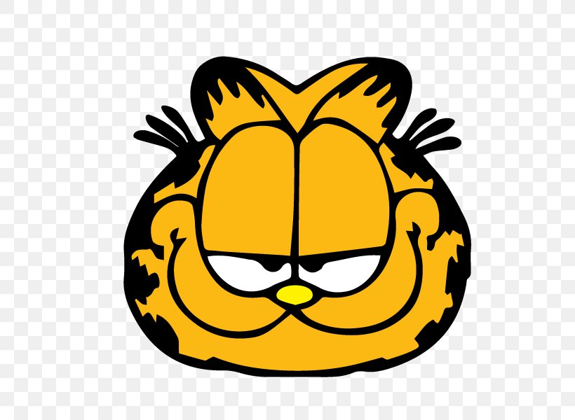 Decal Garfield Cat Image Stencil, PNG, 600x600px, Decal, Black, Cartoon, Cat, Emoticon Download Free