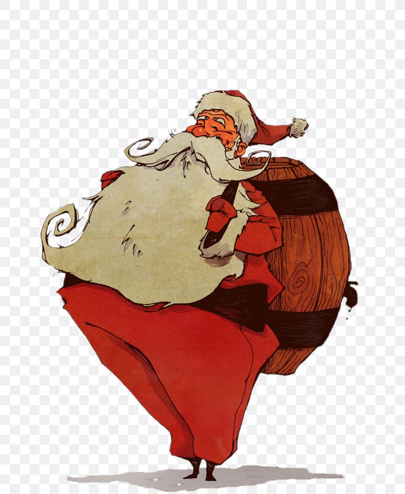 Pxe8re Noxebl A Kidnapped Santa Claus Christmas DeviantArt, PNG, 686x1000px, Watercolor, Cartoon, Flower, Frame, Heart Download Free